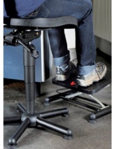 MyPlace Repose-pieds réglable en hauteur sous le bureau au travail