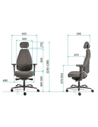 Siège Ergonomique Therapod X HR livraison rapide
