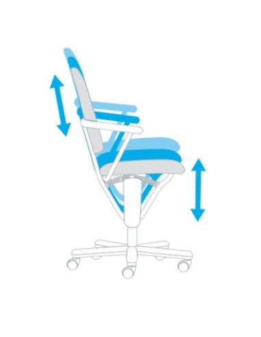 Fauteuil ergonomique Moizi 18 hauteur