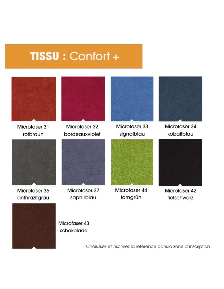 Fauteuil ergonomique Moizi 18 tissu confort +