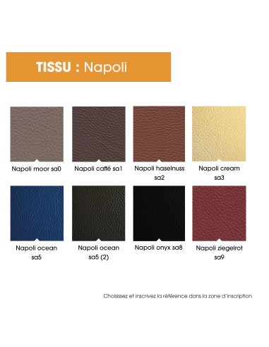 Fauteuil ergonomique Moizi 18 cuir napoli