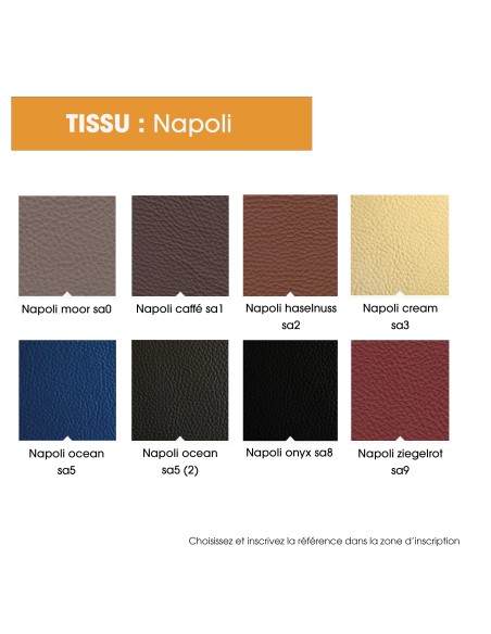 Fauteuil ergonomique Moizi 18 cuir napoli