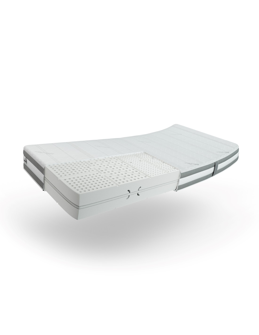 Matelas mousse visco visco avec housse inco - 200 x 90 x15 cm