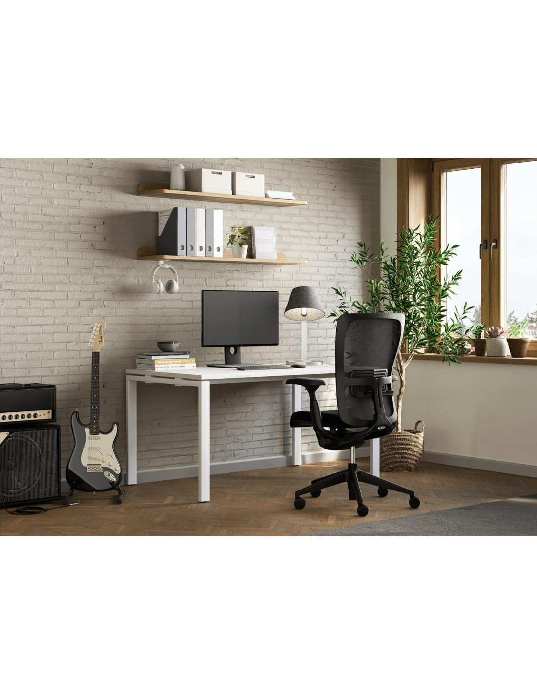 Fauteuil de Bureau Ergonomique avec Support Lombaire HUMAN