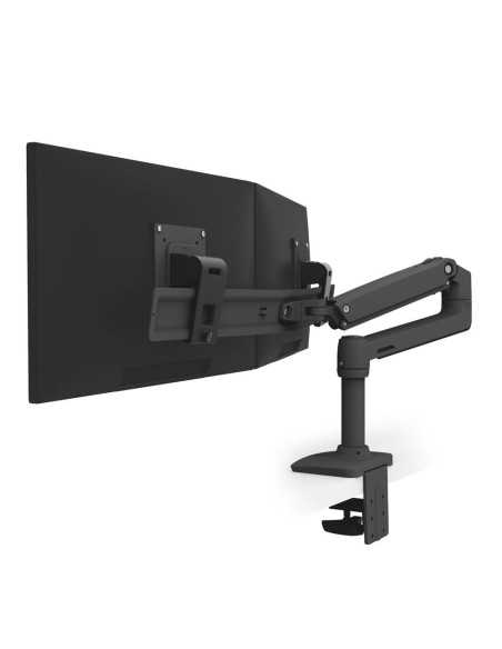 Bras ergonomique support écran Ergotron LX Dual-direct