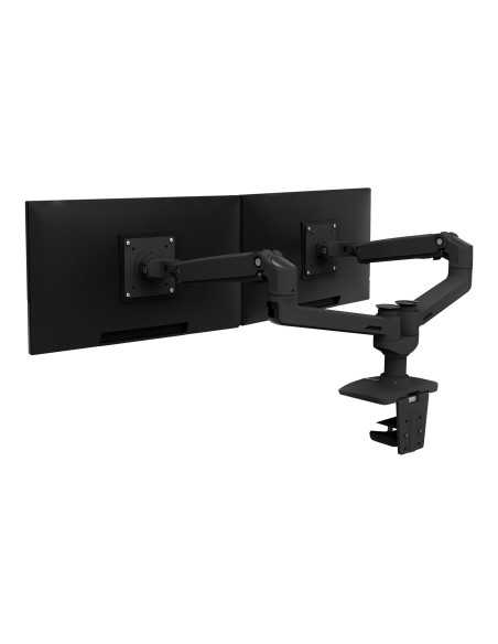 Bras ergonomique support écran Ergotron LX Dual Side-by-Side