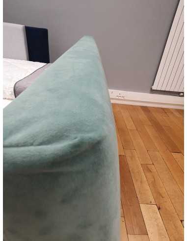 Tête de lit velours vert clair...