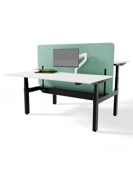 Bureau ergonomique électrique face-à-face actif Ugo Bench