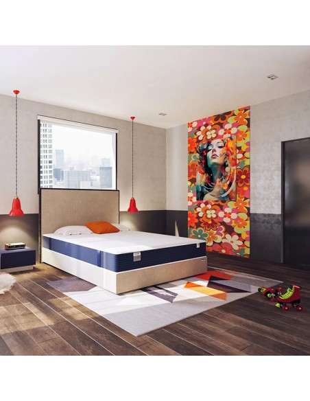 Matelas accueil tonique soutien medium ou ferme Orion de Dunlopillo