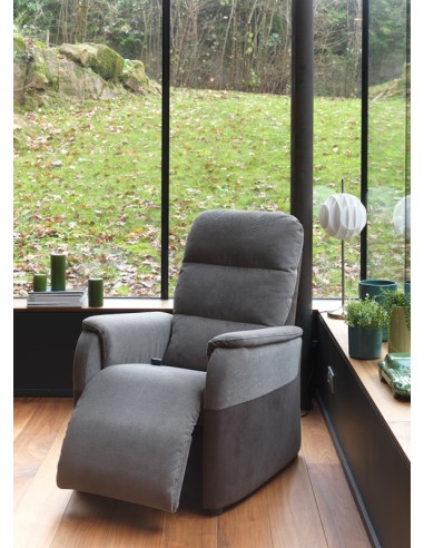 Fauteuil relax Horatio taupe