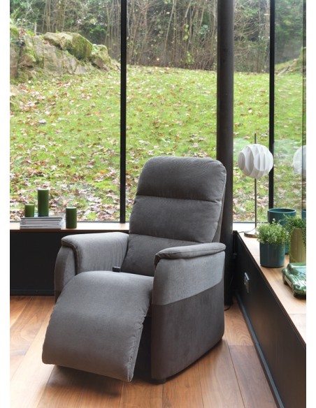 Fauteuil relax Horatio taupe