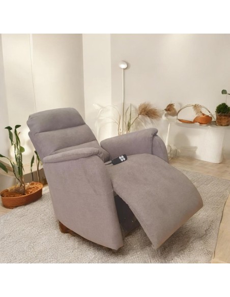 Fauteuil relax Horatio taupe