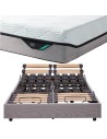 Pack literie Tempur : sommier relax Copenhague et matelas SmartCool Pro Plus