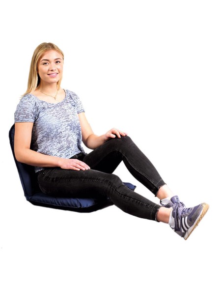 Assise de sol ergonomique avec dossier réglable