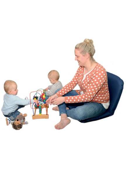 Assise de sol ergonomique avec dossier réglable