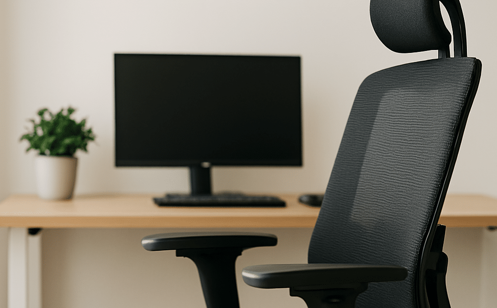 Comment choisir le bon fauteuil de bureau pour prévenir les douleurs dorsales - Image générée par IA