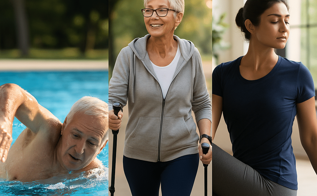 Activités sportives pour le dos - Image générée par IA