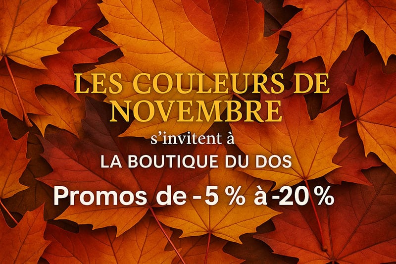 Les Couleurs de Novembre s’invitent à La Boutique du Dos