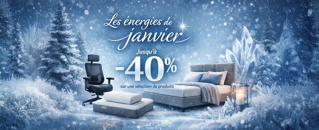 Les Énergies de Janvier : jusqu'à -40% pour les soldes d'hiver 2026 La Boutique Du Dos
