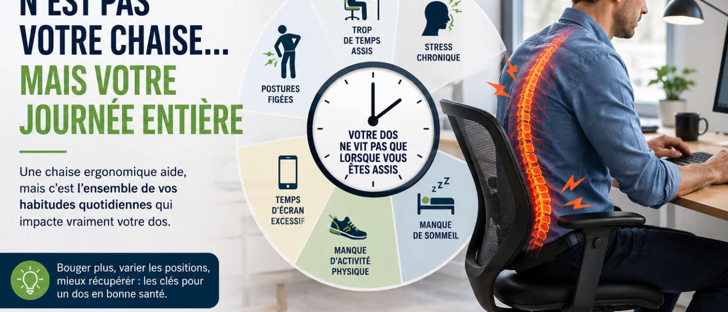 Le vrai problème n’est pas votre chaise… mais votre journée entière