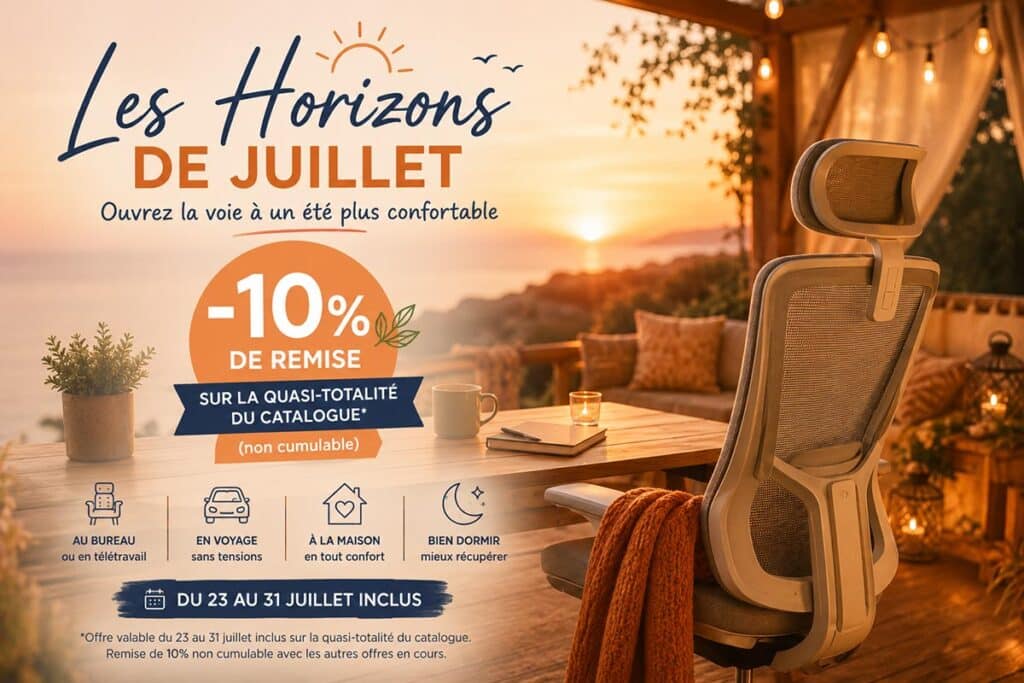 Les Horizons de Juillet : ouvrez la voie à un été plus confortable - -10% sur la boutique