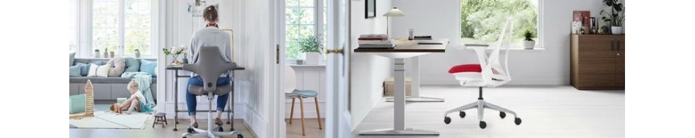 Télétravail et Flex-office : sièges et mobilier ergonomiques pour travailler à la maison ou dans l'entreprise
