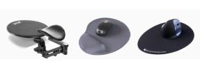 Repose bras, repose poignets, tapis de souris